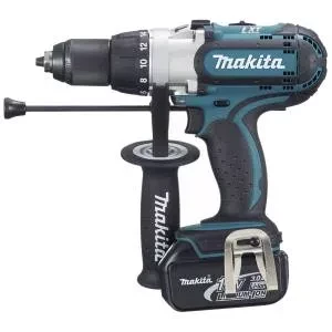 Дрель-шуруповерт аккумуляторная Makita DHP451RFE ударная купить в Нижневартовске