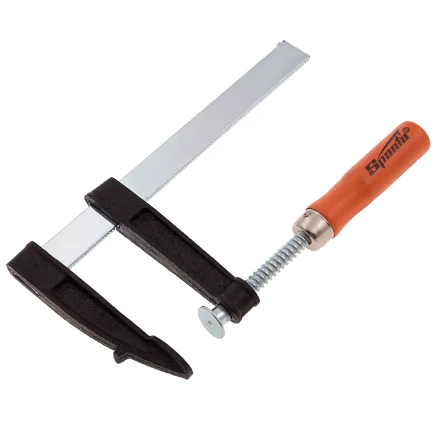 Струбцина F-образная Sparta, 150 x 80 x 210 мм, 204245 купить в Нижневартовске