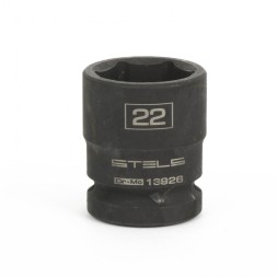 Головка ударная шестигранная 22 мм 1/2&quot; CrMo  Stels 13926