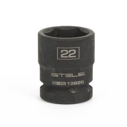 Головка ударная шестигранная 22 мм 1/2&quot; CrMo  Stels 13926 купить в Нижневартовске
