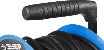 Удлинитель ЗУБР "ПРОФЕССИОНАЛ" на катушке, ПВС 3х1,5кв мм, 4 гнезда, макс мощн 3500Вт, 50м 55082-50 купить в Нижневартовске