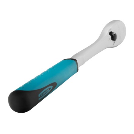 Ключ-трещотка 1/4&quot; Gross 14053, CrV, 90 зубьев, усиленный, хром купить в Нижневартовске