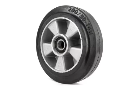 Колесо резиновое 200х50 мм с подшипником для тележек гидравлических BF/WB/RHP/BFS 1000916 купить в Нижневартовске