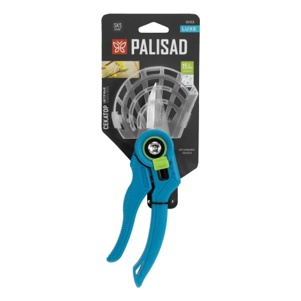 Секатор цветочный Palisad, 215 мм, регулировка захвата, пластиковые рукоятки, Luxe 60458 купить в Нижневартовске