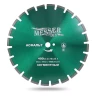 Алмазный сегментный диск MESSER-DIY диаметр 400мм для резки асфальта, свежего бетона и кирпича купить в Нижневартовске
