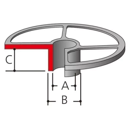 Направляющая втулка Makita 193338-1 (копировальное кольцо для фрезеров Makita RP 0910 и RP 1110 C) купить в Нижневартовске