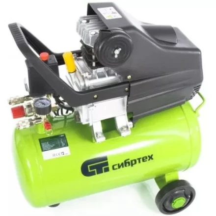 Компрессор масляный поршневой прямой привод с набором Сибртех КК-1500/24 ПЛЮС  58038 купить в Нижневартовске