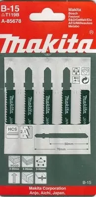 Пилки для лобзика Makita B-15 A-85678 купить в Нижневартовске