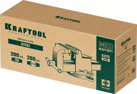 Тиски KRAFTOOL STEEL стальные 32701-200 купить в Нижневартовске