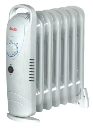 Маслянный радиатор обогреватель электрический Ресанта ОММ-7Н купить в Нижневартовске