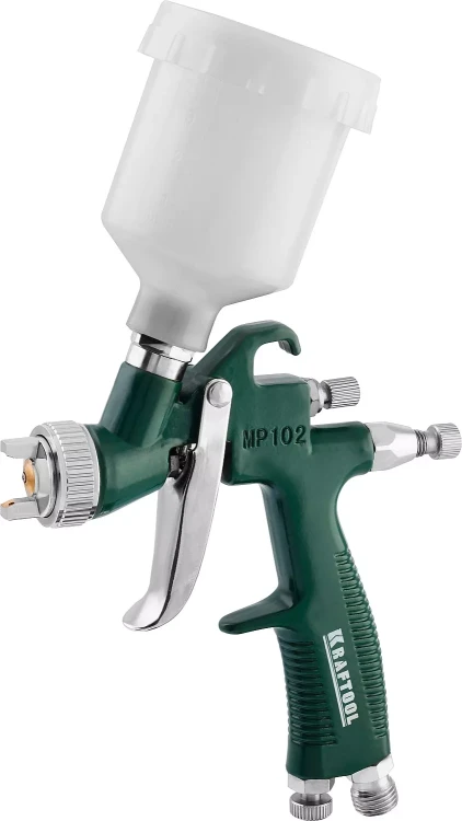 Краскопульт пневматический KRAFTOOL AirKraft Mini, HVLP, c верхним бачком, 1,0мм 06565-1.0 купить в Нижневартовске