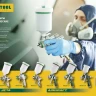 Краскопульт пневматический KRAFTOOL AirKraft Mini, HVLP, c верхним бачком, 1,0мм 06565-1.0 купить в Нижневартовске