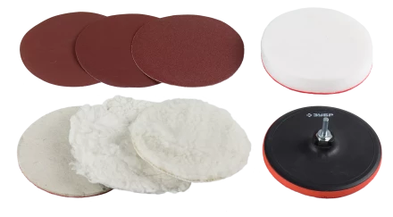 Наборы полировальных-насадок для дрели / УШМ серия ЭКСПЕРТ купить в Нижневартовске