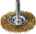 DEXX. Щетка дисковая для дрели, витая стальная латунированная проволока 0,3мм, 50мм 35110-050 купить в Нижневартовске