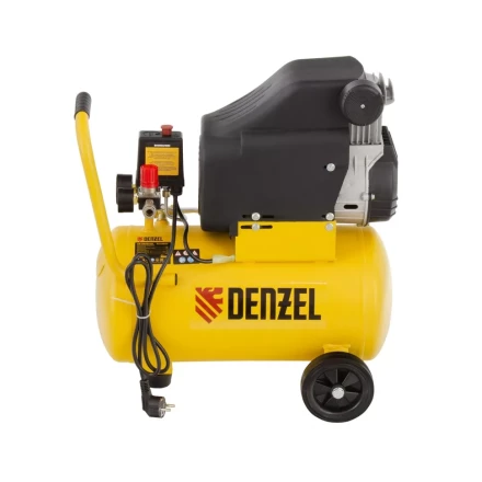 Компрессор воздушный DLC1300/24 безмасляный 1.3 кВт, 24 литра, 206 л/мин Denzel 58171 купить в Нижневартовске