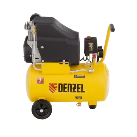 Компрессор воздушный DLC1300/24 безмасляный 1.3 кВт, 24 литра, 206 л/мин Denzel 58171 купить в Нижневартовске