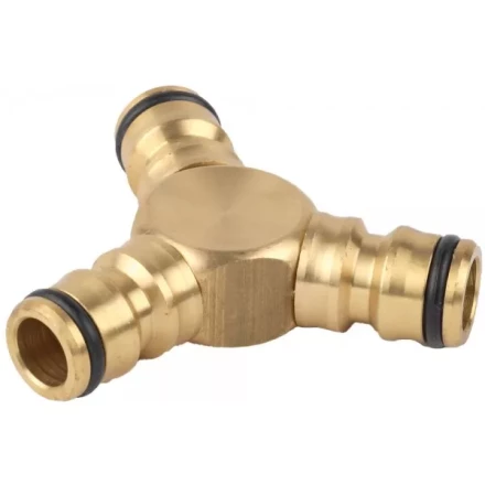 Тройник RACO "Profi" (соединитель-соединитель-соединитель) латунный, 1/2" 4246-55028B купить в Нижневартовске