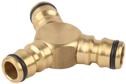 Тройник RACO "Profi" (соединитель-соединитель-соединитель) латунный, 1/2" 4246-55028B купить в Нижневартовске