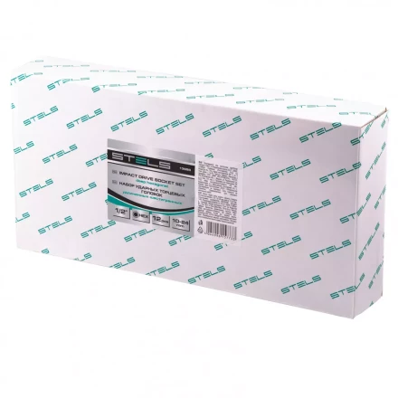 Набор ударных глубоких шестигранных торцевых головок 1/2" 10-24 мм в кейсе 12 шт Stels 13998 купить в Нижневартовске