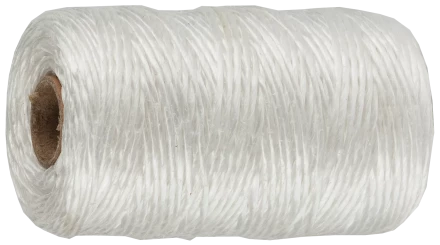 Шпагат ЗУБР d 1,8 мм 60 м 1200 текс 50 кгс белый полипропиленовый шпагат 50031-060 купить в Нижневартовске