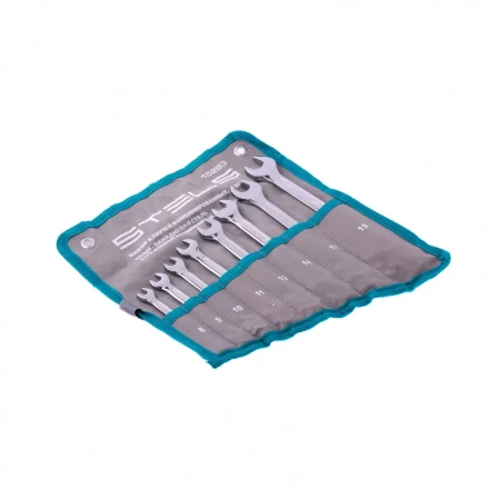 Набор ключей комбинированных 8 шт 8-19 мм,  антислип Stels 15283 купить в Нижневартовске