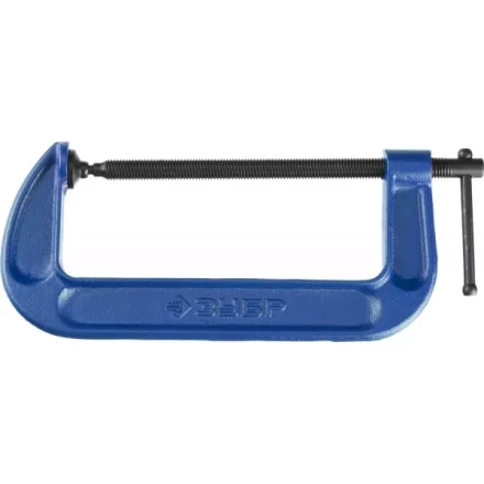 Струбцина  ЗУБР "ПРОФЕССИОНАЛ" тип "G", корпус - ковкий чугун. 200мм 32245-200_z01 купить в Нижневартовске