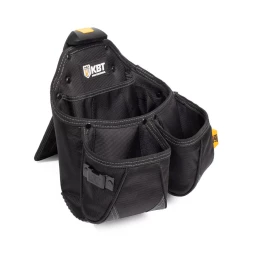 Быстросъемная поясная сумка модульного типа на клипсе с держателями для молотка и рулетки КВТ СМ-02 (83136)