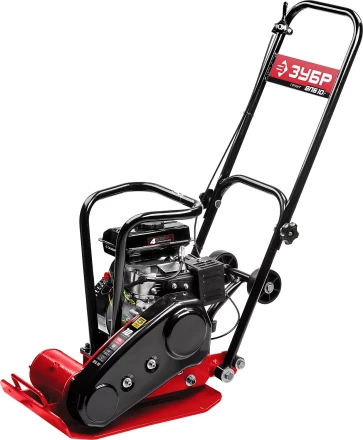ЗУБР 10 кН, 50 кг, бензиновая виброплита (ВПБ-10 Г) купить в Нижневартовске