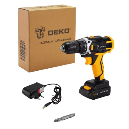 Дрель аккумуляторная DEKO DKCD12FU-U Advanced, 063-4131 купить в Нижневартовске