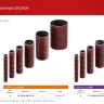 ЗУБР набор 6 шт: 13, 19, 26, 38, 51, 76 мм, высота 115 мм, Р120, втулки шлифовальные для станка СШО-500 МАСТЕР (35649-H6-120) купить в Нижневартовске