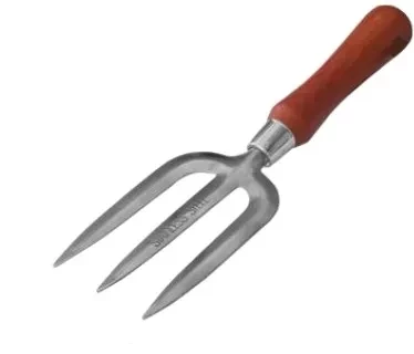 Вилка посадочная из нержавеющей стали с деревянной рукояткой Кратон 335 мм 5 10 05 003 купить в Нижневартовске