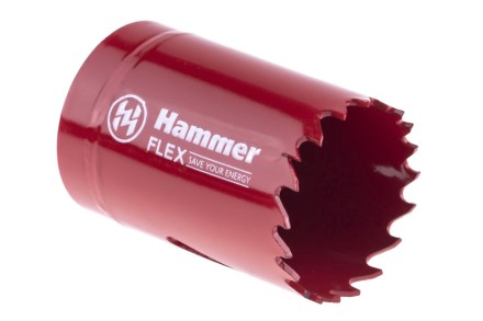 Коронка биметаллическая HAMMER Ф35х38мм 5/8&quot; BiMETALL (224-007) купить в Нижневартовске
