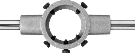 Плашкодержатель ЗУБР "ЭКСПЕРТ" с центривочными и прижимными винтами, 45х18мм для М16 -М18-М20-G1/2, L - 450мм 28143-45 купить в Нижневартовске