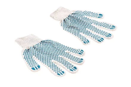 Перчатки ХБ 5 нитей с ПВХ HAMMER 230-031 купить в Нижневартовске
