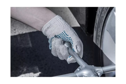 Перчатки ХБ 5 нитей с ПВХ HAMMER 230-031 купить в Нижневартовске