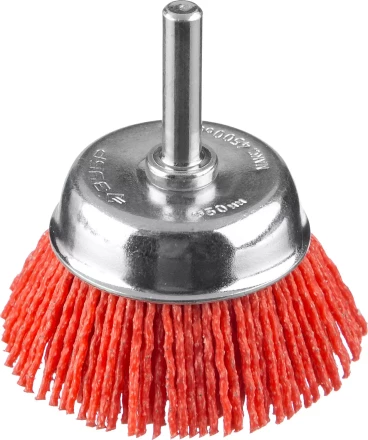 ЗУБР "ПРОФЕССИОНАЛ". Щетка чашечная для дрели, нейлоновая проволока с абразивным покрытием, 50мм 35165-050_z02 купить в Нижневартовске