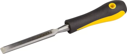 Стамеска с двухкомпонентной ручкой, 12мм, STAYER Profi 18205-12 купить в Нижневартовске