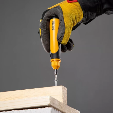 Отвертка реверсивная Denzel 7711609, механизм SmartPush mini 11 шт, CrMo купить в Нижневартовске