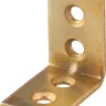 ЗУБР УМ-2.0, 25 x 25 x 17 x 2 мм, желтый цинк, узкий мебельный уголок (31031-25) купить в Нижневартовске