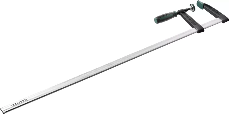 Струбцина, KRAFTOOL 32011-120-1000, тип "F", DIN 5117, двухкомпонентная ручка, 120х1000мм 32011-120-1000 купить в Нижневартовске