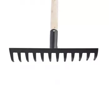 Грабли 12-зубые,310мм,с черенком,прямые СИБРТЕХ 61741 купить в Нижневартовске