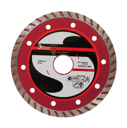 Круг алм.ф180х22,2мм,турб унив.сух.рез ПР. 1/10/40 25729 купить в Нижневартовске