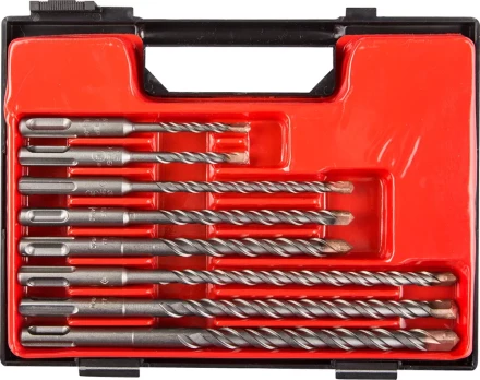 Набор ЗУБР: Буры по бетону, "SDS-Plus", 5х110, 6х110, 6х160, 8х160, 8х210, 10х160, 10х210, 12х210мм, 8шт 29314-H8 купить в Нижневартовске