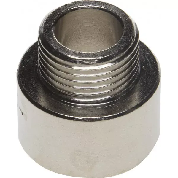 Переходник GENERAL FITTINGS удлиненный цилиндрический, никелированная латунь, 1/2" х 3/8" 51083-1/2-3/8 купить в Нижневартовске