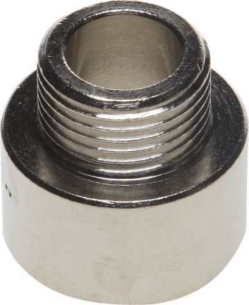 Переходник GENERAL FITTINGS удлиненный цилиндрический, никелированная латунь, 1/2&quot; х 3/8&quot; 51083-1/2-3/8 купить в Нижневартовске