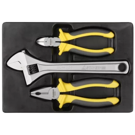 Набор STAYER Губцевые "CHROMAX" в пласт. боксе, 3 предмета 22703-H3 купить в Нижневартовске