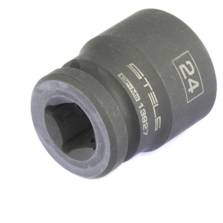 Головка ударная шестигранная 24 мм 1/2&quot; CrMo  Stels 13927 купить в Нижневартовске