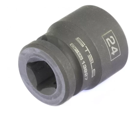 Головка ударная шестигранная 24 мм 1/2" CrMo  Stels 13927 купить в Нижневартовске