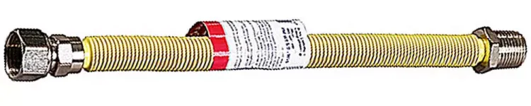 Подводка-сильфон ЗУБР для газа, растяжная, нержавеющая сталь, г/ш 1/2" - 0,5-1м 51007-G/S-050-100 купить в Нижневартовске