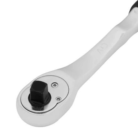 Ключ-трещотка 3/8" Gross 14054, CrV, 90 зубьев, усиленный, хром купить в Нижневартовске